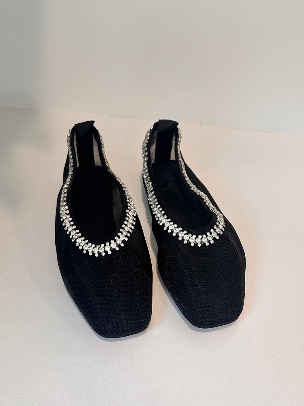J. Crew Rhinestone Mesh Ballet Flats - Picture 3 of 8